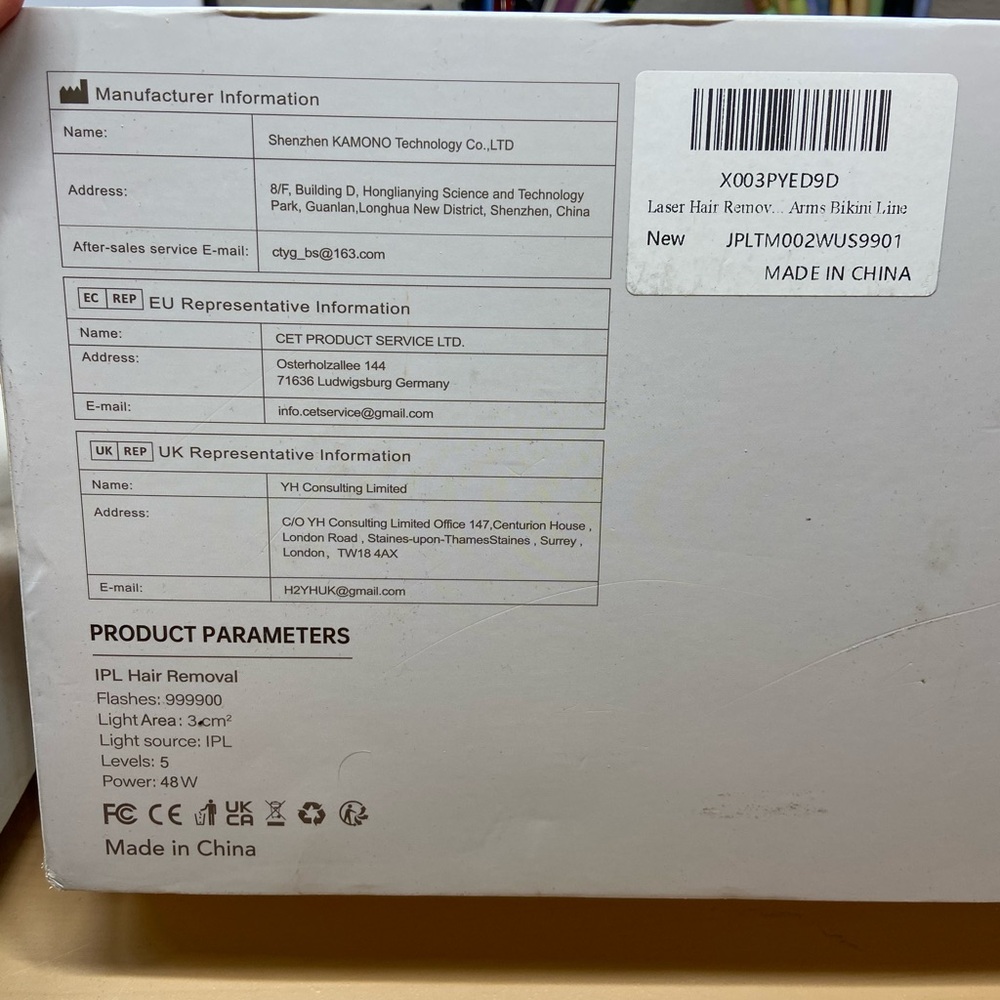 Rose Gold IPL Hair Removal Device - Picture 7 of 7